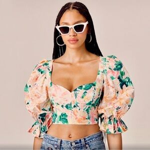 NWT For Love & Lemons “Holis” Top